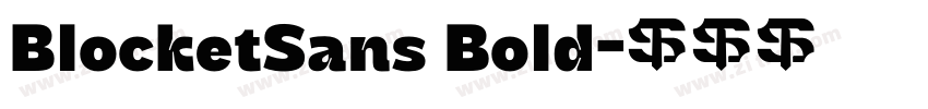 BlocketSans Bold字体转换 BlocketSans Bold字体转换